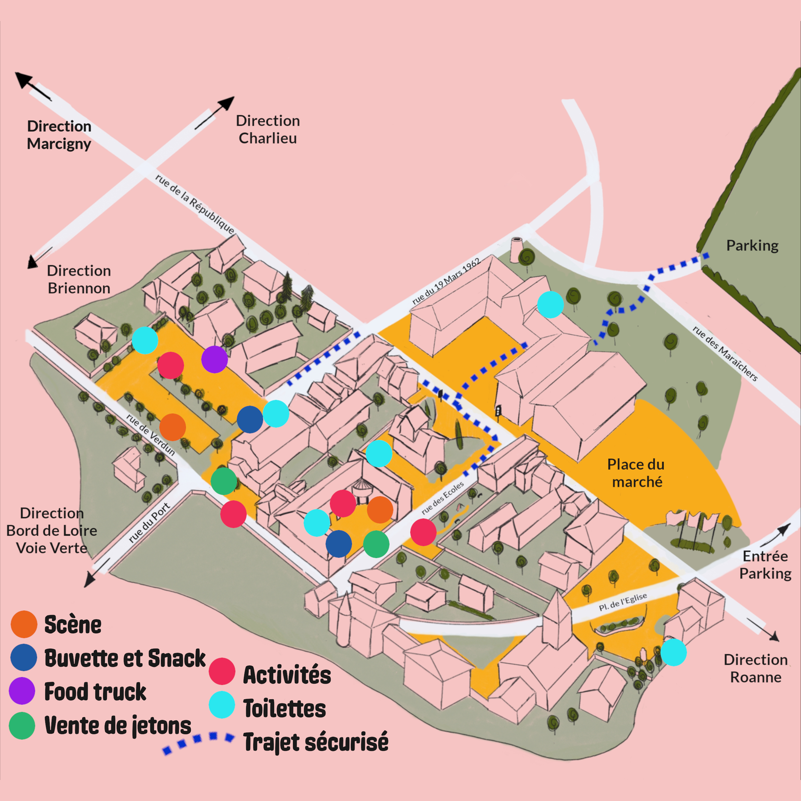 Plan du festival